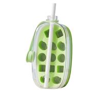 Vassoio per ghiaccio con design a stampa - Creatore di cubetti di whisky in silicone, stampo a rilascio facile | di conservazione del congelatore antighiaccio con una sola mano per acqua, whis