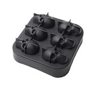 Vassoio Per Ghiaccio Congelatore,Stampo per Cubetti di Ghiaccio a Forma di Teschio 3D - Vassoio Silicone Cubetti Bevande Decorazione Halloween Per Casa Cucina Piscina Feste Snack Bibite Fredde Vino Va