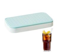 Vassoio Per Ghiaccio Cubo In Silicone - 42 Griglia Impilabile Per Congelatore | Cocktail Glace A Forma Con Copertura Alimentare Cucina Da Cucina Ristorante Cafe | Fleeble Facile Da Rimuovere Il Congel