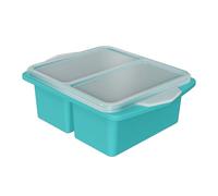 Vassoio per ghiaccio flessibile in silicone perfetto per feste e uso familiare Contenitore per congelatore con coperchio Stampo per cottura Macchina per ghiaccio in elastomero per uso alimentare