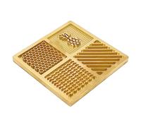 Vassoio per Ghiaccio in Ottone Stampi per Cubetti di Ghiaccio 4 Modelli Piastra per Timbri per Cubetti di Ghiaccio per Bar Casa, Vassoio Portaoggetti in Ottone per Cocktail di