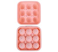 Vassoio per Ghiaccio in Silicone 9 Scomparti Silicone Calcio per Cioccolato