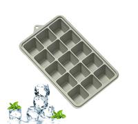 Vassoio per ghiaccio in silicone, con 15 scomparti, facile da rilasciare, riutilizzabile, per whisky, caffè, succo, cioccolato, caramelle, dessert, casa, appartamento, ristorante, feste
