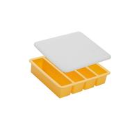 Vassoio per ghiaccio in silicone extra per congelatori sezioni quadrate Design a rilascio facile Ideale per baristi e cuochi Stampi quadrati per cubetti ghiaccio