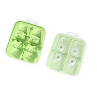 Vassoio per ghiaccio in silicone per uso alimentare, a forma di piccolo drago, riutilizzabile, per zuppe, congelatori, succhi di vino, whisky, cocktail, piccoli vassoi congelatori