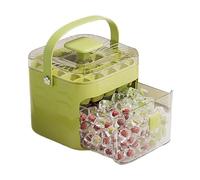 Vassoio per ghiaccio: per ghiaccio riutilizzabili per congelatore con cestino, con manico, tipo di stampa, 48 scomparti per uso commerciale della barra di origine campeggio all'aperto