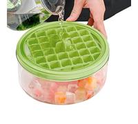 Vassoio Per Ghiaccio - Produttore Di Ghiaccio Per Bevande | Stampo Per Cubetti Di Ghiaccio Con Coperchio Per Caffè Casa Cucina Ristorante Cocktail Feste