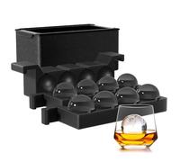 Vassoio per Ghiaccio Trasparente per Whisky: Fddbi 2 Inch Clear Ice Cube Maker-Vassoio per Ghiaccio Grande in Silicone-Vassoio per Ghiaccio Quadrato per Bourbon Old Fashioned Whisky, JYLSSKUK, 2 po
