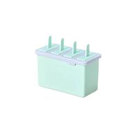 Vassoio per ghiaccioli riutilizzabile, per fai da te, bastoncino di plastica facile da staccare, Frozen Maker (verde, grande)