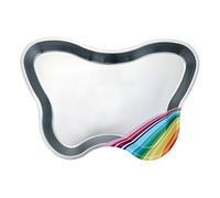 Vassoio per gioielli in acciaio satinato Unghie Organizzatori di stoccaggio strumenti di arte Manicure Portatile Trucco Cosmetico Nail Art Organizer