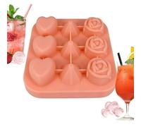 Vassoio per il ghiaccio a forma di cubo, flessibile, riutilizzabile | Stampo per cubetti di ghiaccio per cucina, whisky, caffè, succhi di frutta, bar, casa, acqua e bevande