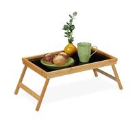 Vassoio per la colazione in bambù Tavolo portatile 6 kg Vassoio da letto