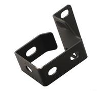 Vassoio per la gestione dei cavi in acciaio laminato a freddo per il controllo dei cavi sotto la scrivania, con staffa, spessore 0,5 mm, organizer nero per armadi e rack server di rete (S)