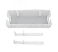 Vassoio per la gestione dei cavi, Vassoio per la gestione dei cavi sotto la scrivania Riduce i rischi per la sicurezza Installazione senza perforazione Accessori da scrivania per