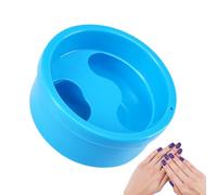 Vassoio per la punta delle dita, per rimuovere lo smalto, per rimuovere lo smalto, contenitore per gel soak off, strumento professionale per la casa, accessorio per il lavaggio delle mani e pedicure