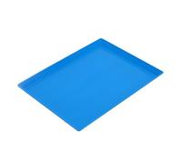 Vassoio per la raccolta della condensa per climatizzatori, realizzato in plastica robusta, utilizzabile anche come vassoio per lavello o vassoio per la raccolta del grasso (blu, 57 x 42 cm)