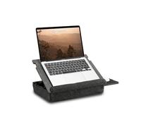 Vassoio per laptop con cuscino (nero)