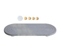 Vassoio per lavello assorbe l'acqua, vassoio multifunzionale ad asciugatura rapida, pietra super assorbente, design ad evaporazione rapida, costruzione durevole e resistente alle crepe, pratica