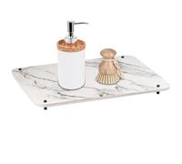 Vassoio per lavello da cucina ad asciugatura rapida, tappetino per lavello in terra di diatomee,Organizzatore per lavello ad asciugatura istantanea Porta spugna da cucina | Organizzatore per bagno ad