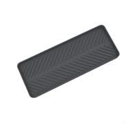 Vassoio per lavello in silicone per ottimizzare lo spazio per organizzare spugne e oggetti essenziali in cucina e in bagno (nero)
