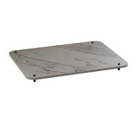 Vassoio per lavello in terra di diatomacea, 40 x 30 cm, ad asciugatura rapida, organizer per lavello ad asciugatura istantanea, tappetino per portasapone, vassoio da bagno da appoggio, portaspazzolino