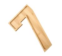 Vassoio per lettere - Reusable Wood Tray | Charcuterie Board Numeri - per buffet personalizzato per Candy Bar, tavolo di compleanno, piastra in legno durevole per gastronomia a casa