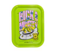 Vassoio per Liar Rick e Morty Ufficiale 19 x 25 cm - Articoli per Fumatori - Accessori per Sigarette - Plastica Riciclata - Regalo Originale. (UFO)