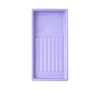 Vassoio per nail art in acciaio inox ispessito per strumenti professionali da salone e vassoio di sanificazione in acciaio inox