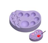 Vassoio Per Palette Di Miscela Di Trucco - Tavolozza Di Trucco In Silicone Riutilizzabile | Tavolozza Di Sopracciglio Di Sollevamento Di Ciglia Palette Di Trucco Di Silicon