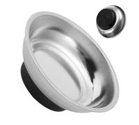Vassoio per parti magnetiche - Robusta in acciaio con fondo magnetico, organizer per hardware, piccole parti, da officina, ideale per dadi, viti, bulloni, garage, panchine, fai
