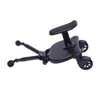 Vassoio per passeggino 2 in 1 Sedile Passeggino Universale PP/PU/EVA Regolabile In Altezza/Lunghezza Ruote PU 360° Antiscivolo Adatto Per Bambini Da 3 A 7 Anni