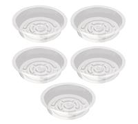 Vassoio Per Piante In Vaso, Sottovaso Per Drenaggio Piante | Sottovaso Trasparente Per Vasi Di Fiori - 5X Vassoio Trasparente Per Piante Per Interni Ed Esterni, Per Piante Riutilizzabile, Sotto