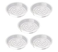 Vassoio Per Piante In Vaso, Sottovaso Per Drenaggio Piante | Sottovaso Trasparente Per Vasi Di Fiori - 5X Vassoio Trasparente Per Piante Per Interni Ed Esterni, Per Piante Riutilizzabile, Sotto