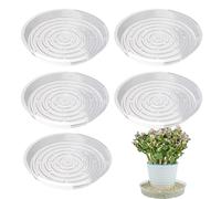 Vassoio Per Piante In Vaso, Sottovaso Per Drenaggio Piante | Sottovaso Trasparente Per Vasi Di Fiori - 5X Vassoio Trasparente Per Piante Per Interni Ed Esterni, Per Piante Riutilizzabile, Sotto