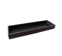 Vassoio per piante inox, vasi succulente impermeabili & arredamento | Acciaio inox resistente, saldatura impermeabile, arredamento versatile interno-esterno(L43.3″xW15.7″xH2.0″)