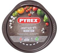 Pyrex Asimetria Stampo Pizza Tondo, Acciaio, Marrone, Ø 32 cm