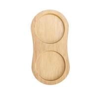 Vassoio per sale, base a doppia griglia, supporto per macina in legno, da incasso, funzione di stabilità di prevenzione delle fuoriuscite, accessorio per l'organizzazione della tavola per