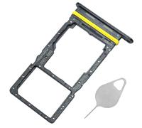 Vassoio per scheda SIM Galaxy A17 5G Dual Replacement A17 5G A176 Sim Card Slot Holder per Samsung Galaxy A17 5G SM-A176B SM-A176U SM-A176E Sim Card Tray Parte di riparazione con ago di apertura (nero