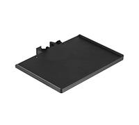 Vassoio per schede audio, in plastica, supporto per microfono, per snack, chitarra, L, nero