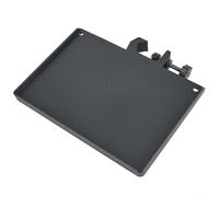 Vassoio per schede audio per supporto microph, 24 x 17,5 cm, supporto a clip in plastica con bordo rialzato, supporto stabile per accessori per performance dal vivo (M)
