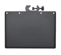 Vassoio per schede audio, vassoio per schede audio per microfono dal vivo, 20 x 14 cm, nero, supporto a clip per treppiede live morsetto regolabile (L)