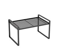 Vassoio per scolapiatti. Scaffale da cucina in metallo Superficie lavorata a strati Scaffale da tavolo Scaffale da tavolo Armadietto di stoccaggio Scomparto divisorio Piatto singolo Strato Scaffale di