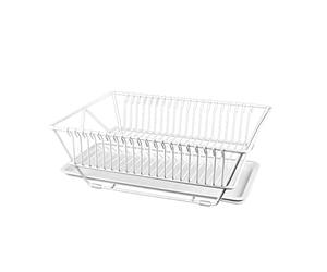 Vassoio per scolapiatti. Stoviglie da cucina Posate Scolapiatti Cesto portaoggetti for frutta e verdura Piatto e ripiano for piatti Scolapiatti Scolapiatti Scolapiatti(White)