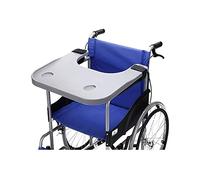 Vassoio per Sedia a rotelle - Portabicchieri da Tavolo per Sedia a rotelle per Mangiare, Leggere e Giocare al Computer - Scrivania da Tavolo Rimovibile in plastica per se