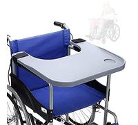 Vassoio per sedia a rotelle rimovibile per adulti con plastica ABS per mangiare leggere e riposare