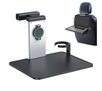 Vassoio per sedile auto, indispensabile per viaggi su strada, tavolino portaoggetti per sedile posteriore, vassoio per cibo per passeggeri posteriori, per veicoli, rimorchi, camion, berline e pick-up