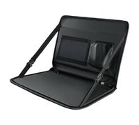 Vassoio per seggiolino auto, scrivania da viaggio pieghevole, tavolo per laptop sul sedile posteriore, regolabile, organizer per riporre oggetti, ideale per mangiare, scrivere, lavorare, leggere