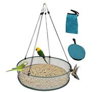 Vassoio per semi di uccelli | Cerchio Raccoglitore di semi per esterni, supporto resistente per cavalcavia ed escrementi di colibrì in cortile balcone o giardino