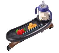 Vassoio per snack compatibile con Nuna, vassoio per snack per passeggino compatibile con Nuna, vassoio per snack 3 in 1 compatibile con Nuna con supporto per telefono e portabicchieri