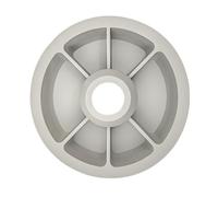 Vassoio per snack | Organizer con 6 scomparti, vassoio in silicone per snack, per bambini, cibo, caramelle, cracker sul divano letto